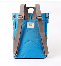 Load image into Gallery viewer, Roka Finchley A Malibu Blue Small Backpack Recycled Canvas
