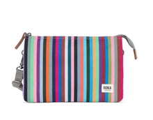 Load image into Gallery viewer, Roka Crossbody Carnaby XL Multi Stripe Recycled Canvas
