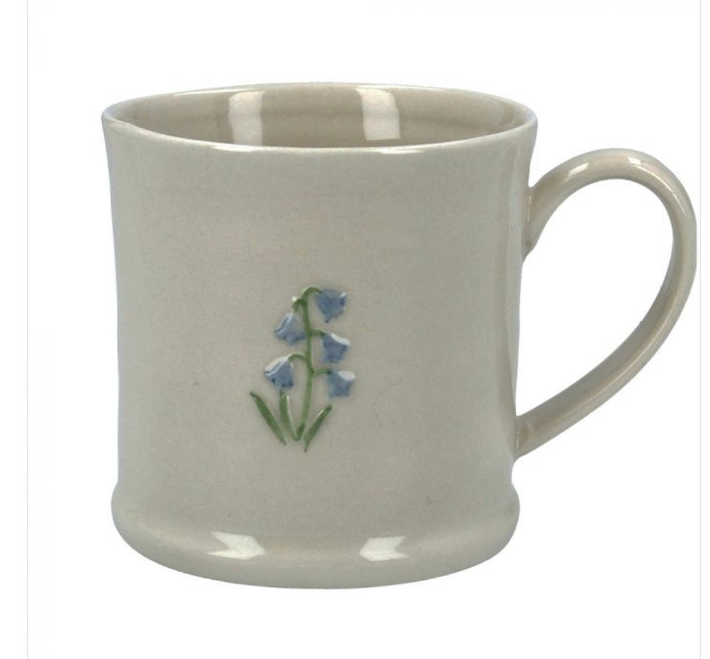 Gisela Graham Mini Bluebell Ceramic Mug Spring