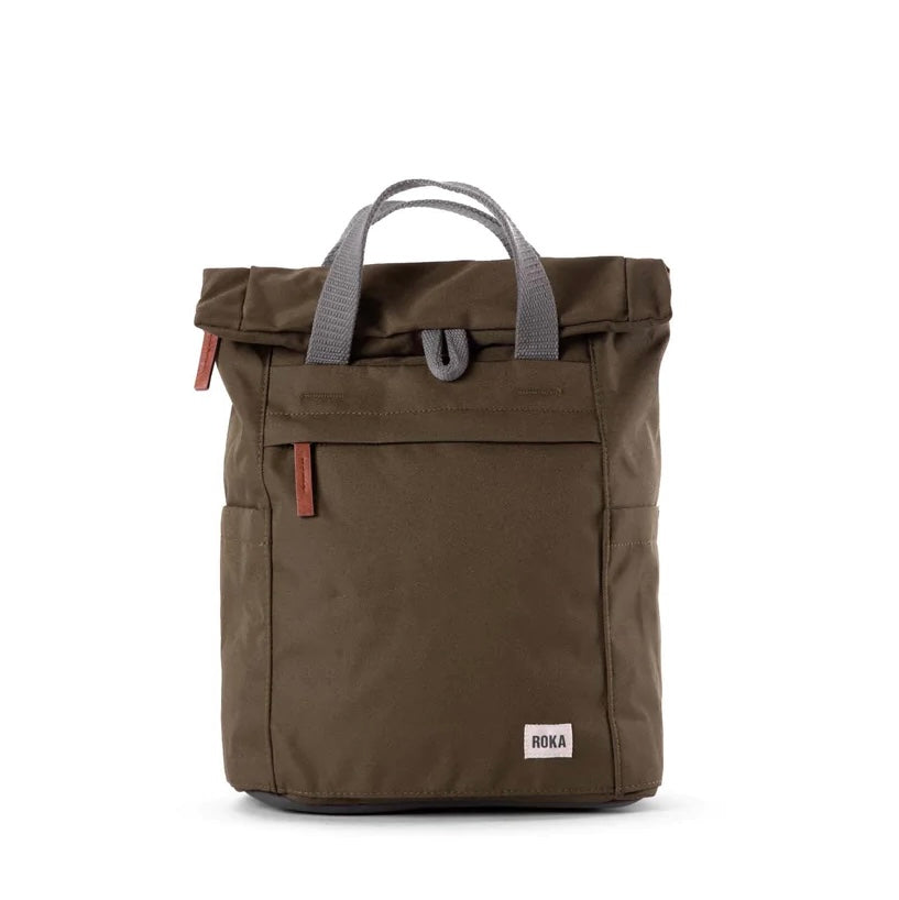 Roka Finchley Sustainable ( Canvas) Small Moss Backpack