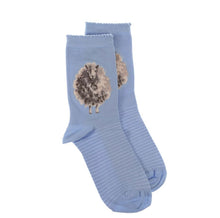 Load image into Gallery viewer, Wrendale Blue Woolly Sheep Socks with Gift Bag
