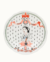 Load image into Gallery viewer, Cath Kidston Queen’s Jubilee Placement Tea Plate Made in UK
