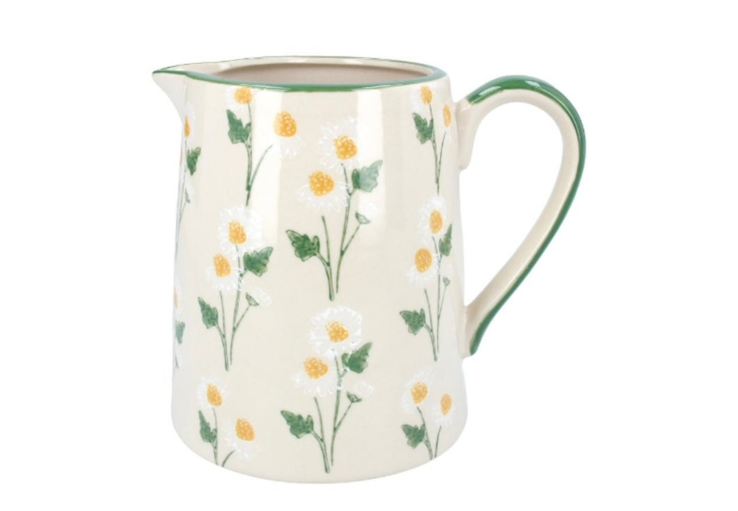 Gisela Graham Easter/ Spring Large  Stoneware  Daisy Jug