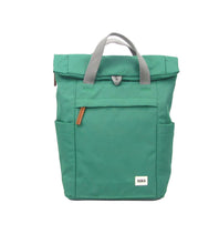 Load image into Gallery viewer, Roka Finchley Sustainable ( Canvas) Medium Emerald Backpack
