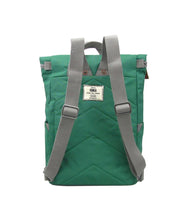 Load image into Gallery viewer, Roka Finchley Sustainable ( Canvas) Medium Emerald Backpack
