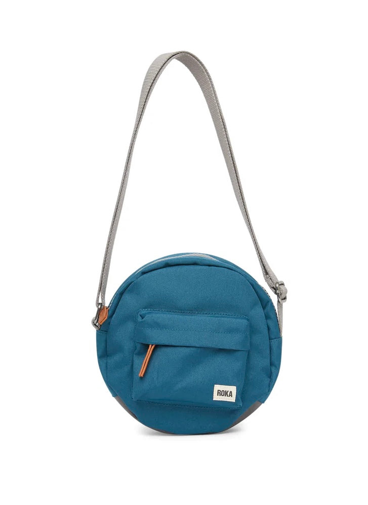 Roka Paddington Sustainable Shoulder Cross Body Bag in Marine